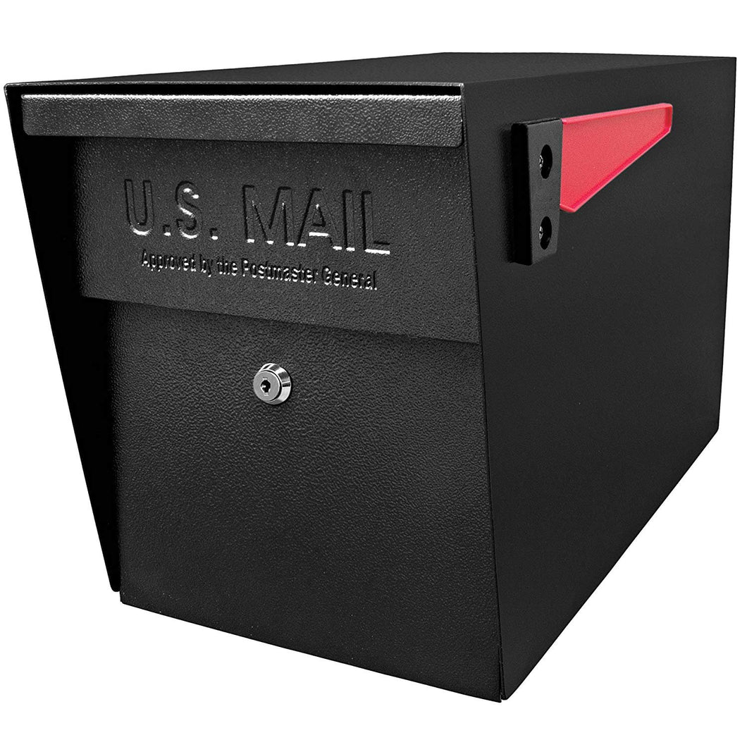 Mail Boss 7106 Curbside Security Locking Mailbox, Black