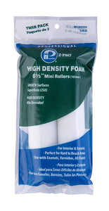 Premier 6-1/2" High Density Foam Mini Roller Cover, 2 Pack, 53820