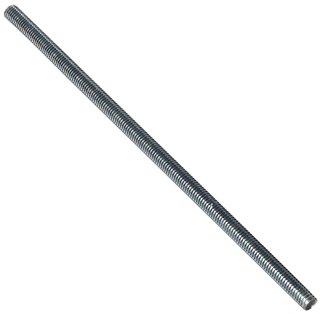 Stanley National N179-341 Stanley Threaded Rod, 7/16-14 X 1 Ft, Steel, Zinc Plated
