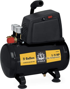 Steele SP-CE043 1/3 HP 3-Gallon Air Compressor