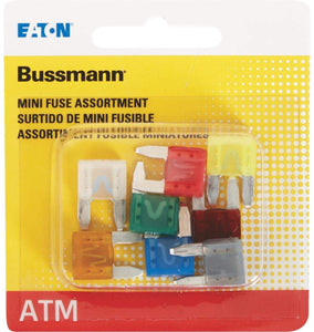 Bussmann BP/ATM-A8-RP Mini-Fuse Assortment, 8 Pack