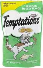 Load image into Gallery viewer, Whiskas Temptations Cat Treats, Seafood Medley, 3 oz (Pack of 3)