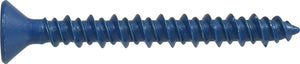 HILLMAN FASTENER 41567 Blue Flat-Head Phillips Concrete Screw Anchor, 3/16" x 2-1/4", 20 Pieces