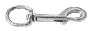 Campbell T7605801 Swiveling Bolt Snap, Malleable, Zinc Plated, 5/8" Round Eye, 3/8" Opening, 4" Length, 110 lbs Working Load Limit, (Pack of 10)