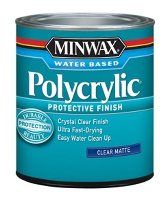 Minwax 622224444 1 Quart Clear Polyurethane Protective Finish