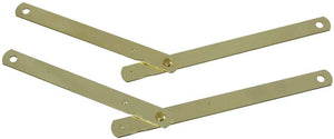 National N242230 9-1/2" Brass Table Leg Brace (Pack of 2)