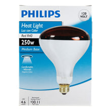 Load image into Gallery viewer, Philips 415836 Heat Lamp Bulb 250-Watt R40 Red 4 Pack