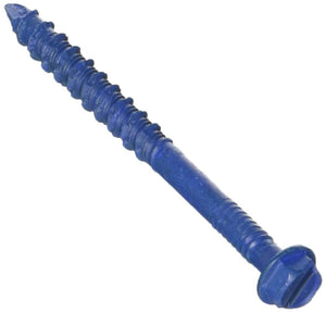 ITW Brands 24130 8 Pack, 1/4" x 2-3/4" Hex Washer Head Concrete Anchors