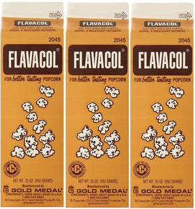 Gold Medal Prod. 2045 Flavacol Seasoning QeHkHo Popcorn Salt 35oz., 3 Pack