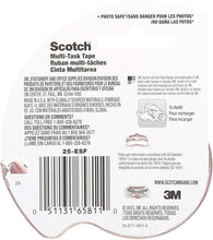 Load image into Gallery viewer, Scotch Brand 25 MultiTask Tape, Transparent, 7 in