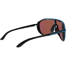 Load image into Gallery viewer, Oakley Women&#39;s OO4133 Outpace Rectangular Metal Sunglasses, Polished Black Sapphire/Prizm Sapphire, 26 mm