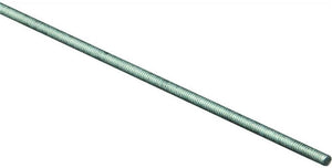 Stanley National N346-643 Stanley Threaded Rod, 5/16-18 X 36 In, Heat Treated Alloy, Zinc Plated, Grade B7