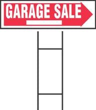 Load image into Gallery viewer, Hy-Ko RS-804 10&quot; X 24&quot; Red &amp; White Garage Sale Sign