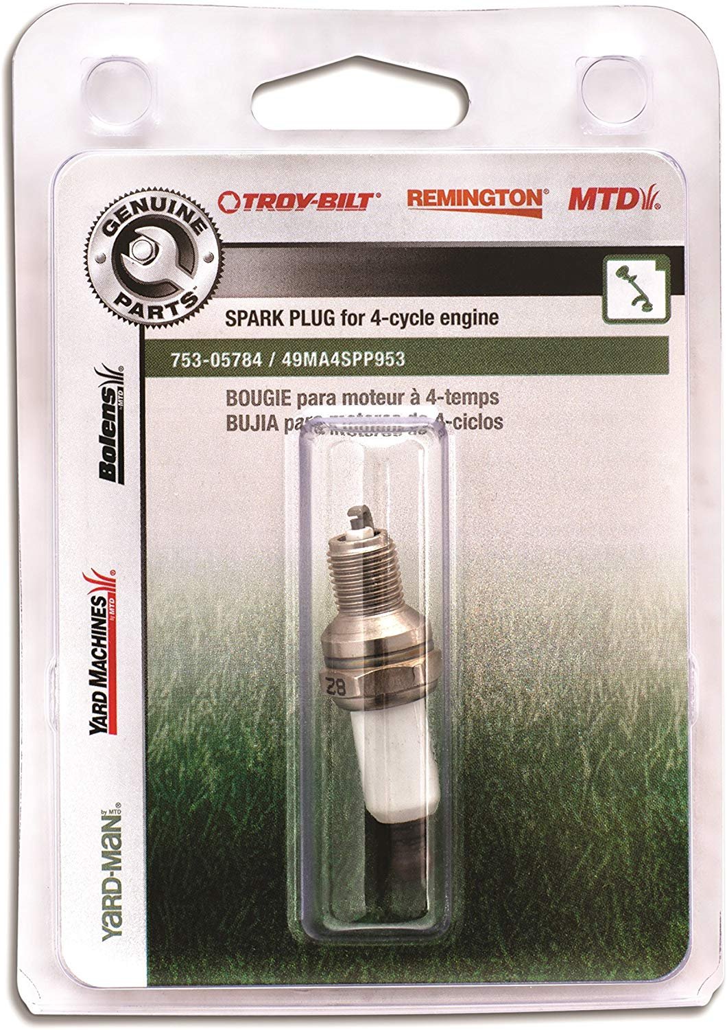 MTD Genuine Parts Replacement Trimmer 4-cycle Spark Plug