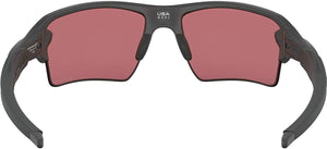 OO9188 Flak 2.0 Xl Rectangular Sunglasses, Steel/Prizm Dark Golf, 59 mm