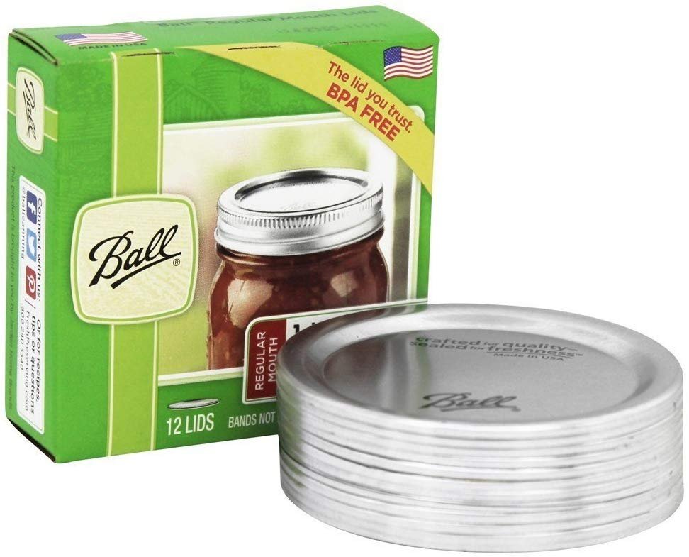 Ball Regular Mouth Jar Lids 4 pack