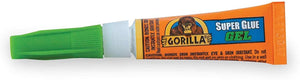 Gorilla Super Glue Gel, Two 3 Gram Tubes, Clear