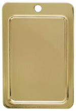 Load image into Gallery viewer, 3/8in (10 mm) Inset Non Self-Closing, Face Mount Polished Brass Hinge - 2 Pack
