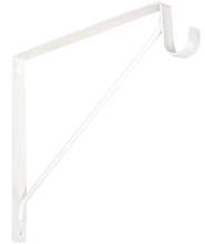 Load image into Gallery viewer, National Hardware N224-428 12.45&quot; X 1&quot; White Shelf/Rod Bracket