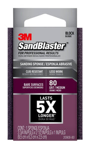 3M 20908-80 Sand Blaster Bare Surfaces Sanding Sponges