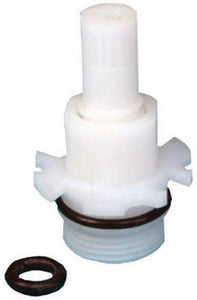 UNITED STATES HDW P119C White Plastic Mobile Home Washer Less Faucet Stem & Bonnet