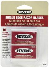 Load image into Gallery viewer, Hyde Tools 13110 10PK SGL Edge Blades