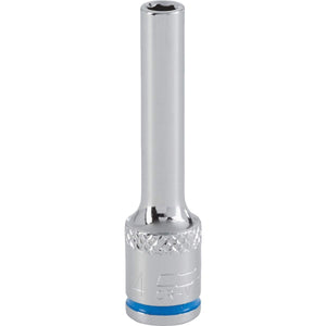 Channellock 1/4" Drive 4 mm 6-Point Deep Metric Socket