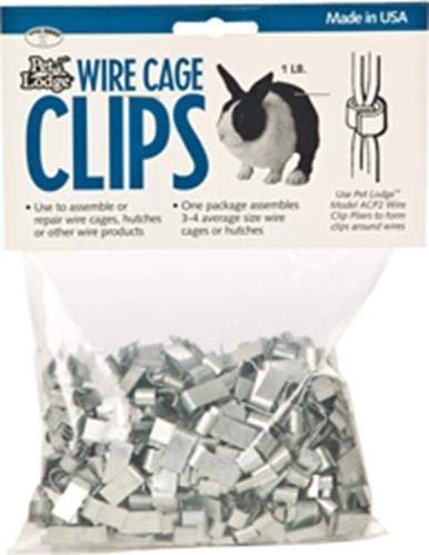Miller Manufacturing ACC1 Wire Cage Clips, 1-Pound Bag