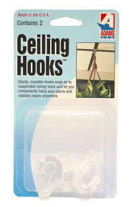 Adams Manufacturing 1900-99-3040 Ceiling Hooks, 2-Pack
