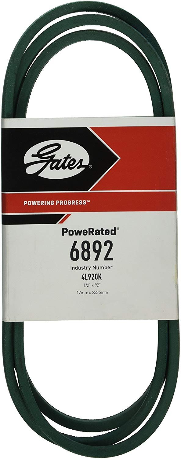 Gates 6892 PoweRated V-Belt, 4L Section, 1/2