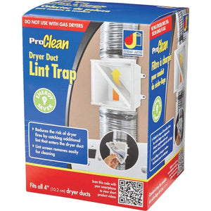 Dundas Jafine PCLT4WZW Dryer Duct Lint Trap, 1-Pack
