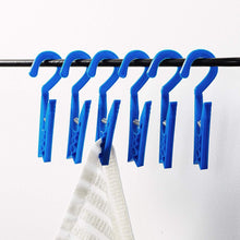 Load image into Gallery viewer, Homz Drip Dry Clothespin 6 Count Blue
