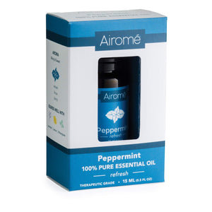 Airomé Peppermint 100% Pure Therapeutic Grade Essential Oils| 15ml Amber Glass Bottle