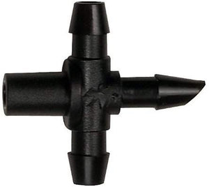 Rain Bird BT25/10PS Drip Irrigation Universal 1/4" Barbed Tee Fitting, Fits All Sizes of 1/4" Drip Tubing, 10-Pack