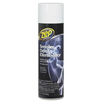 Zep Commercial - 4 Pack - Smoke Odor Eliminator 16 Oz Spray Fresh Scent Can 