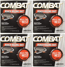 Load image into Gallery viewer, Combat Roach Killing bJEFo Bait, Large Roach Bait Station, 8 Count (4 Pack)