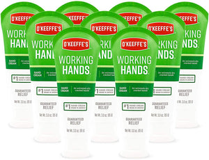 O'Keeffe's Working Hands Hand Cream, 3 ounce Tube, (Pack of 4)