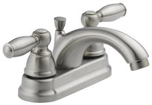 Load image into Gallery viewer, Delta Faucet P299675LF-BN Bathroom Faucet, Teapot Spout, Brushed Nickel, 2-Lever Handles - Quantity 3