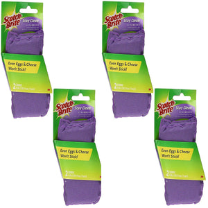 2 Pack Scotch Brite Stay Clean Scrubber