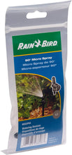 Load image into Gallery viewer, Rain Bird MSQ2PKS Drip Irrigation 10-32 Threaded Micro-Spray Nozzle, 90° Quarter Circle Pattern, 0 - 10&#39; Spray Distance, 2-Pack