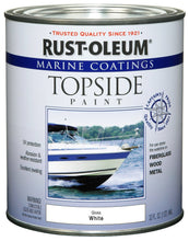 Load image into Gallery viewer, Rust-Oleum 207002 Marine Topside Paint, Navy Blue, 1-Quart - 4 Pack