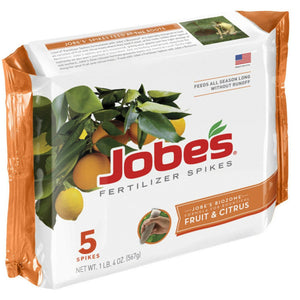Jobe’s Fruit & Citrus Fertilizer Spikes 9-12-12 Time Release Fertilizer for All Fruit Trees (10)