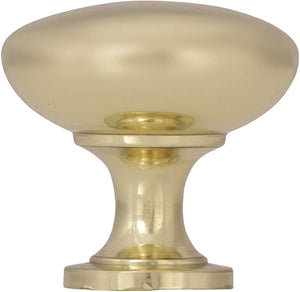 Amerock BP53005-3 Metal Finishes Knob Polished Brass, 1-1/4-Inch Diameter