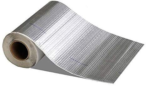 MFM Peel & Seal Self Stick Roll Roofing (Carton of 4, 9in. Aluminum)