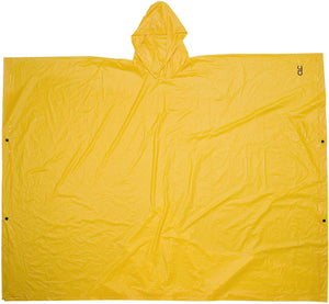 CLC Rain Wear R10410 .10MM PVC Poncho - Yellow Large
