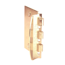 Load image into Gallery viewer, Prime-Line U 9887 Flip Action Door Lock – Reversible Brass Privacy Lock with Anti-Lock Out Screw for Child Safe Mode, 2-3/4”