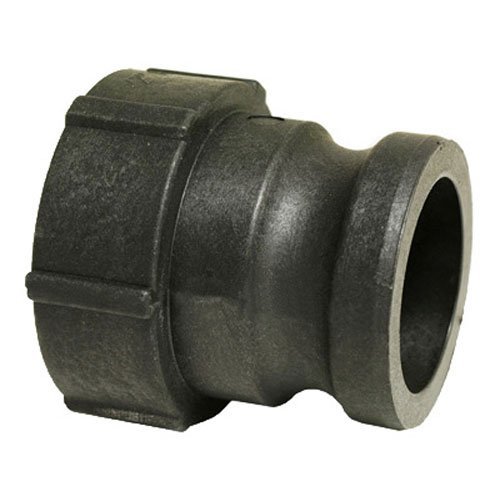 Apache 49010430 Part A Male Cam and Groove Adapter, Polypropylene, Black, 2