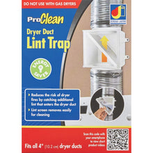 Load image into Gallery viewer, Dundas Jafine PCLT4WZW Dryer Duct Lint Trap, 1-Pack
