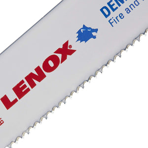 LENOX Tools Demolition Reciprocating Saw Blade with Power Blast Technology, Bi-Metal, 9-inch, 10 TPI, 2/PK