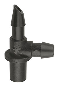 Rain Bird BE25-10S Drip Irrigation Universal 1/4" Barbed Elbow Fitting, Fits All Sizes of 1/4" Drip Tubing, 10-Pack